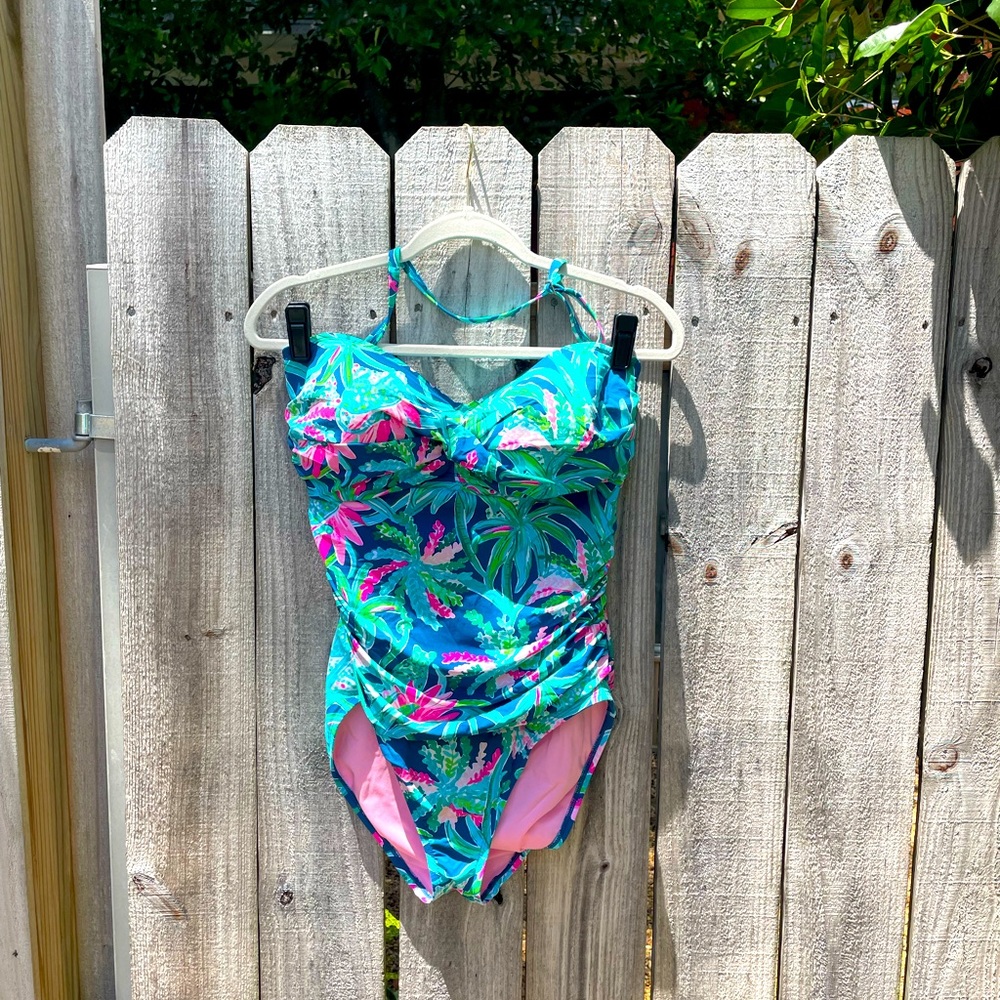 Lilly Pulitzer maillot swimsuit, size 14, EUC